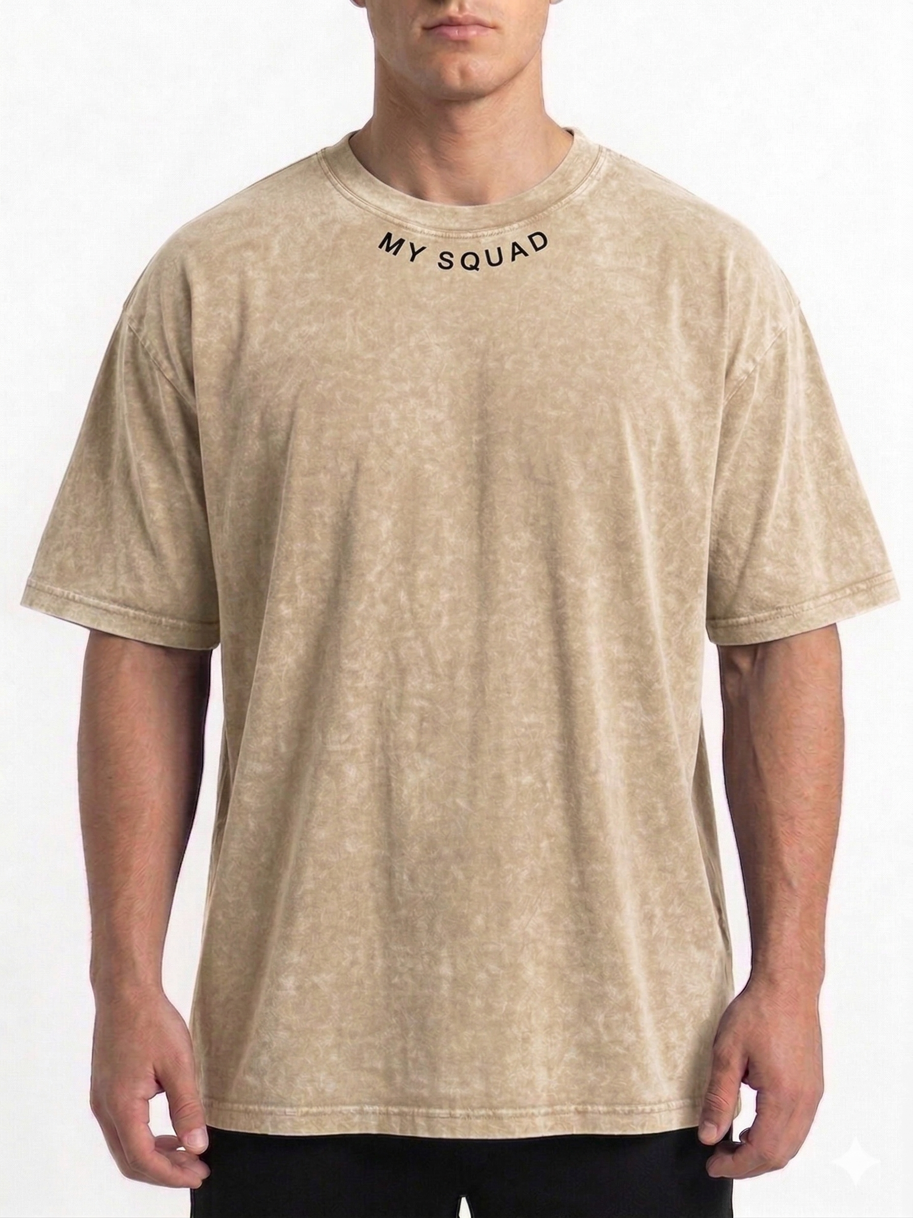 MSF Men's Vintage Wash Oversized Tee