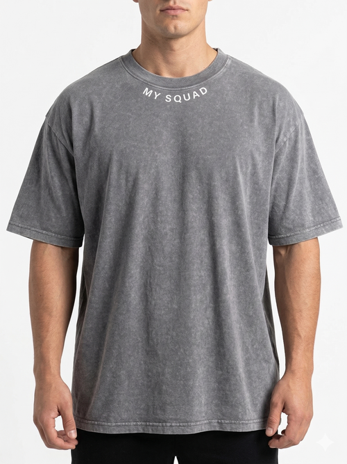 MSF Men's Vintage Wash Oversized Tee