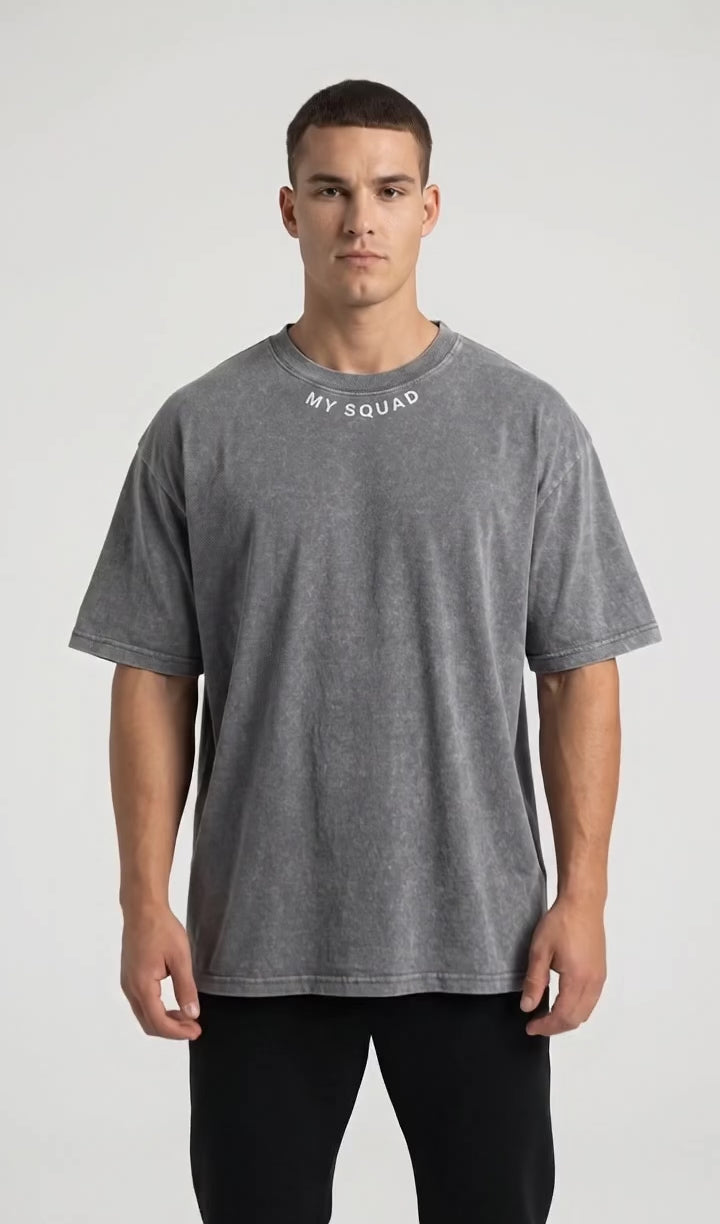 MSF Men's Vintage Wash Oversized Tee